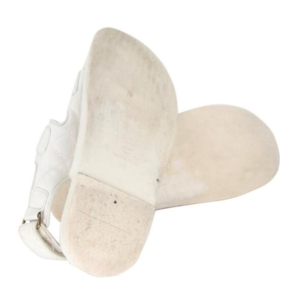 Chanel Dad Flats 38 Leather Lambskin Quilted Sandals CC-1110P-0003 - Picture 9 of 10